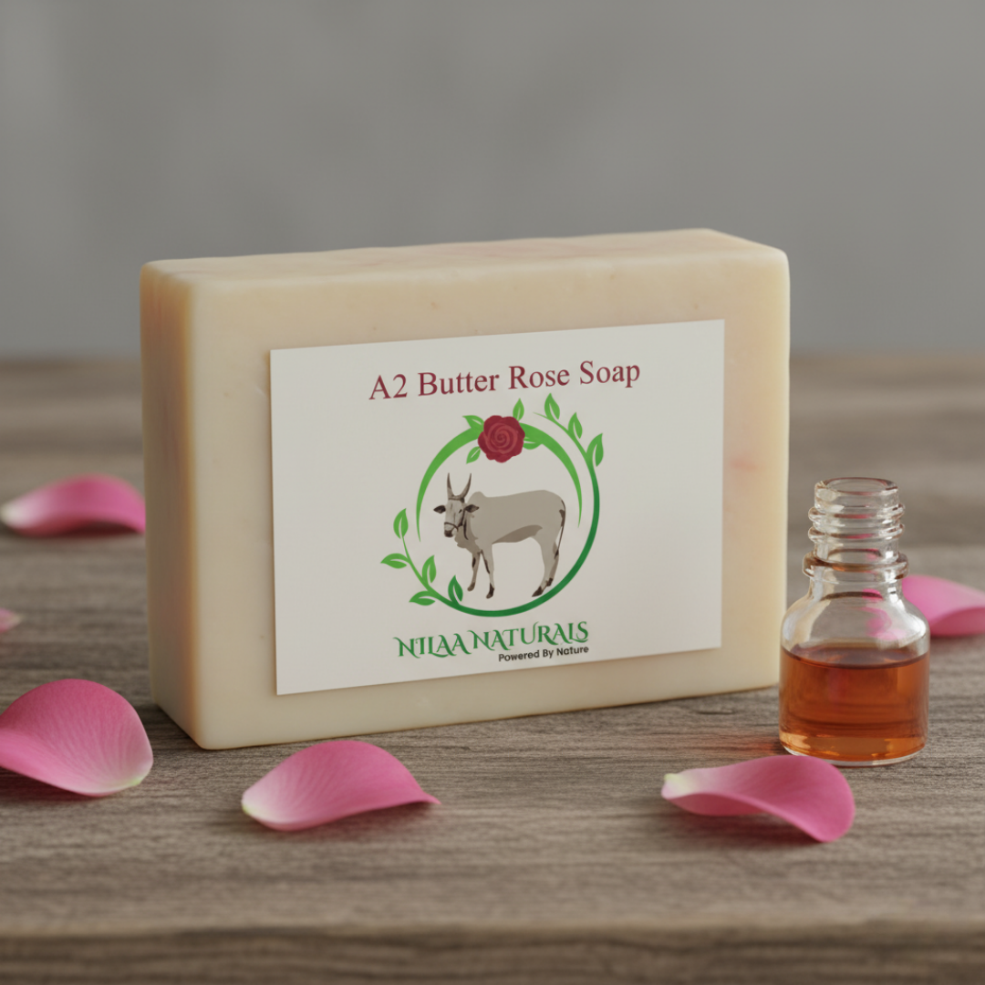 A2 butter & Rose soap